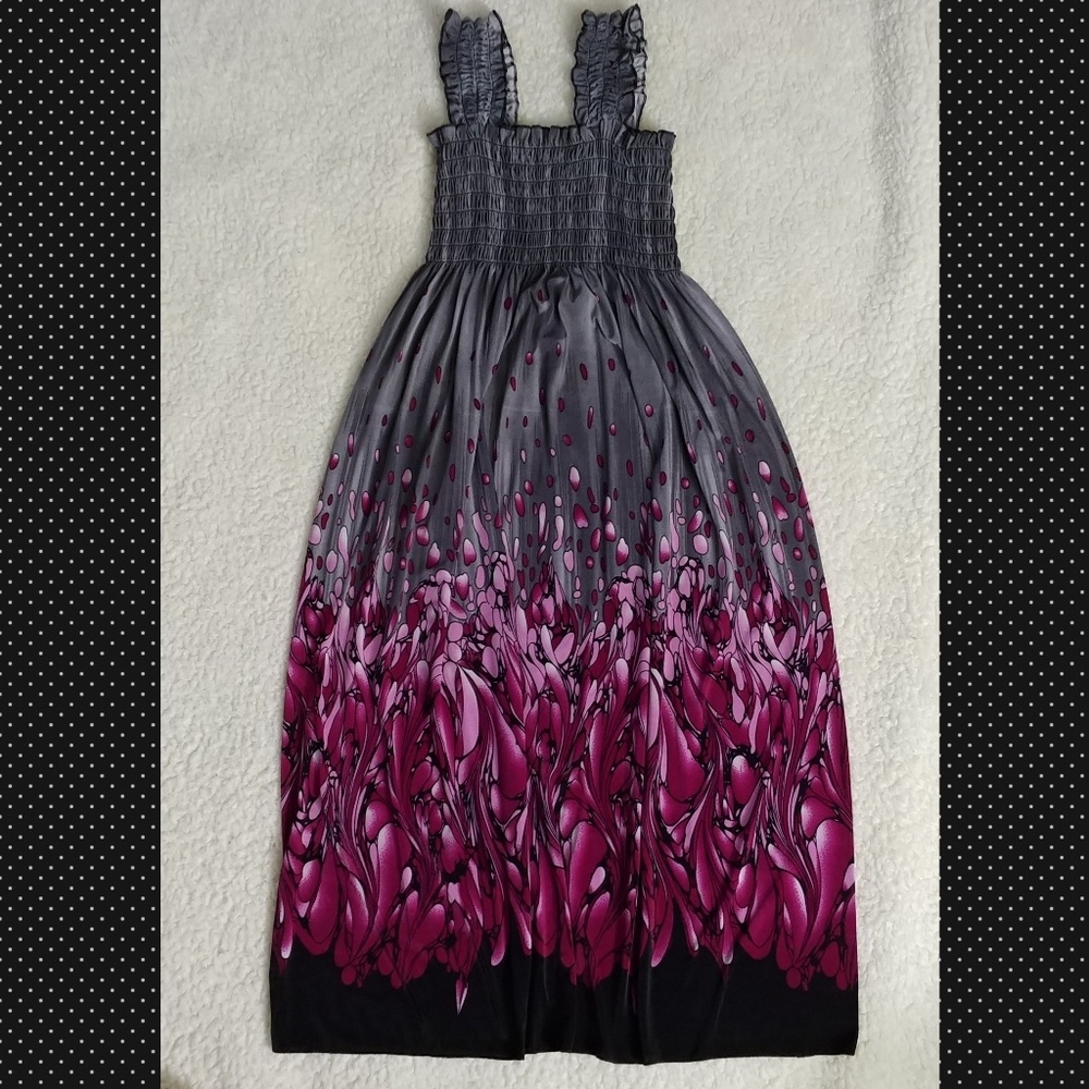 Ladies Sundress, size S/M Pink Ombre very stretchy